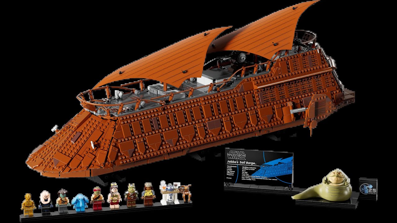 Jabba's Sail Barge - 75397 Lego Stop Motion
