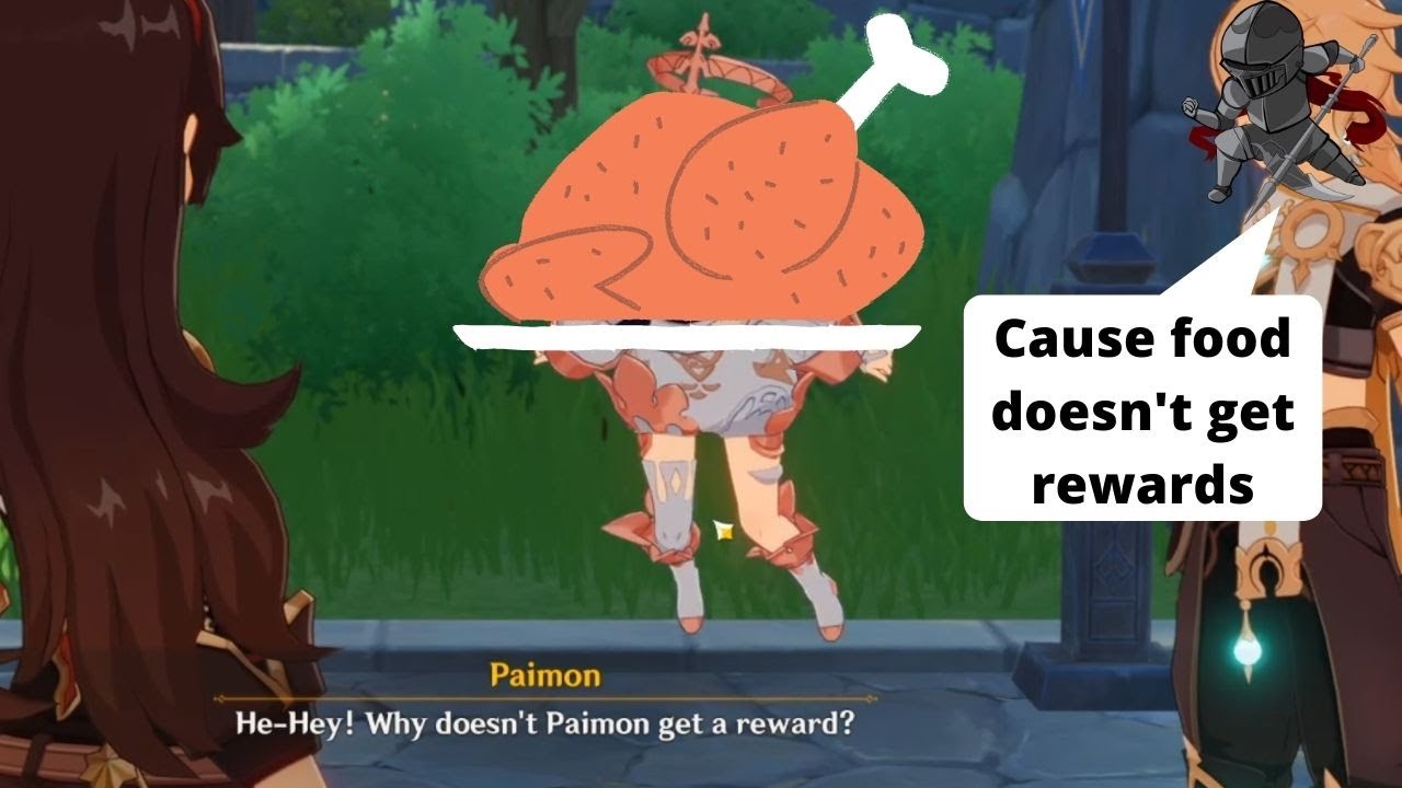 Paimon the emergency food Digimon