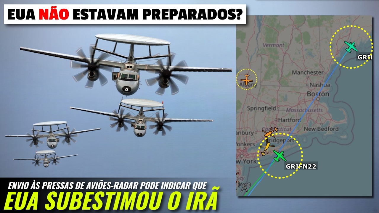 Envio ÀS PRESSAS de aviões-radar: EUA subestimou o Irã? / Trump ameaça deixar a OTAN