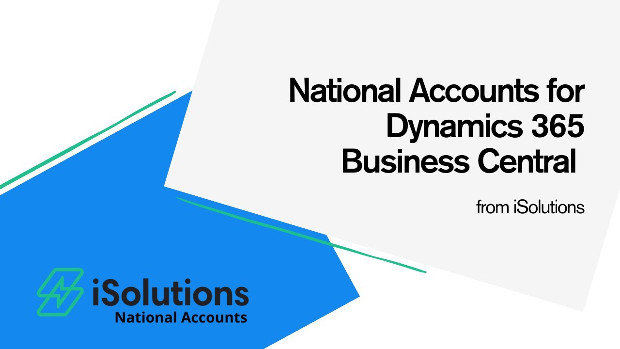 National Accounts for Dynamics 365 Business Central