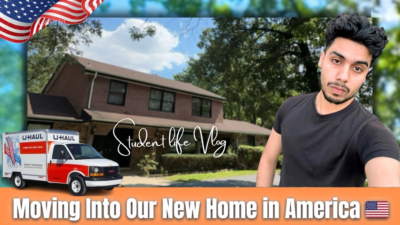 Moving Into Our New Home in America 🇺🇸 | Student Life Vlog