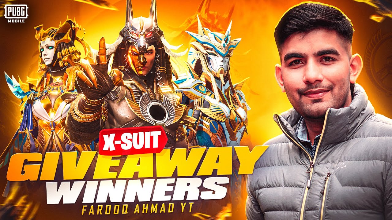 ANUKHRA X-SUIT Giveaway Winners | 🔥 PUBG MOBILE 🔥