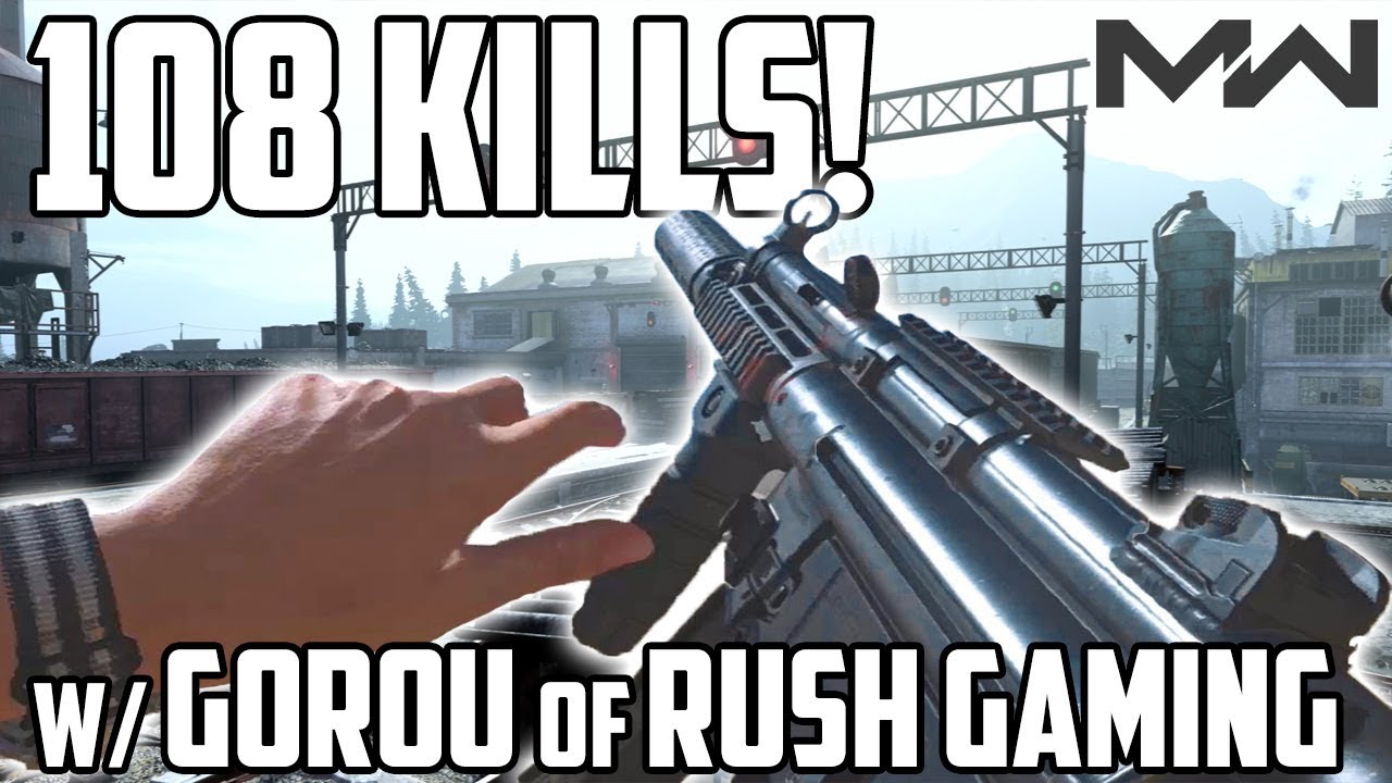 100 Kills w/ MP5, the BEST GUN in Modern Warfare! ft. Rush Gorou [COD:MW]
