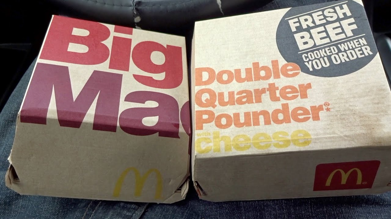 Double Big Mac vs Double Quarter Pounder: Mickey D's Icon Battle