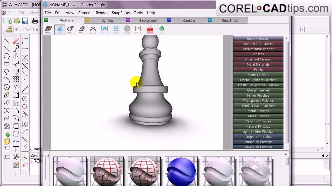CorelCAD - First look at the 3D revolve feature