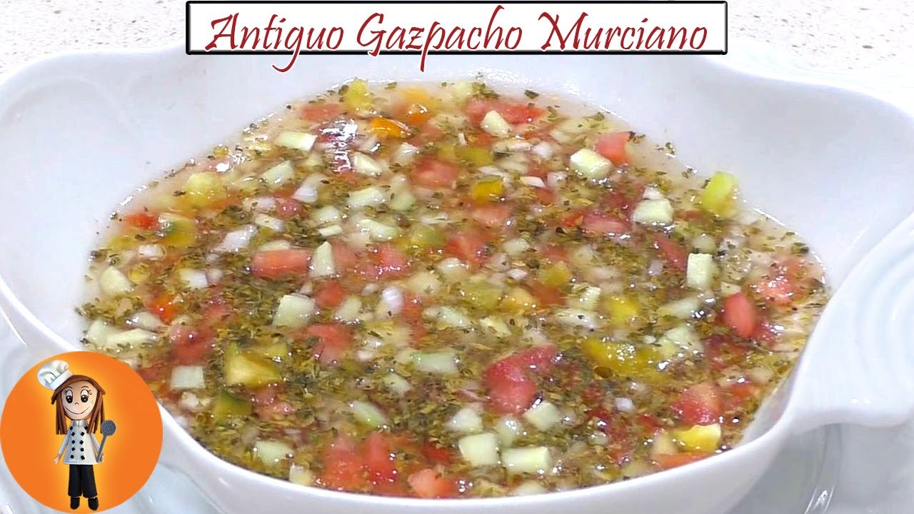 Antigua receta de Gazpacho Murciano | Receta de Cocina en Familia
