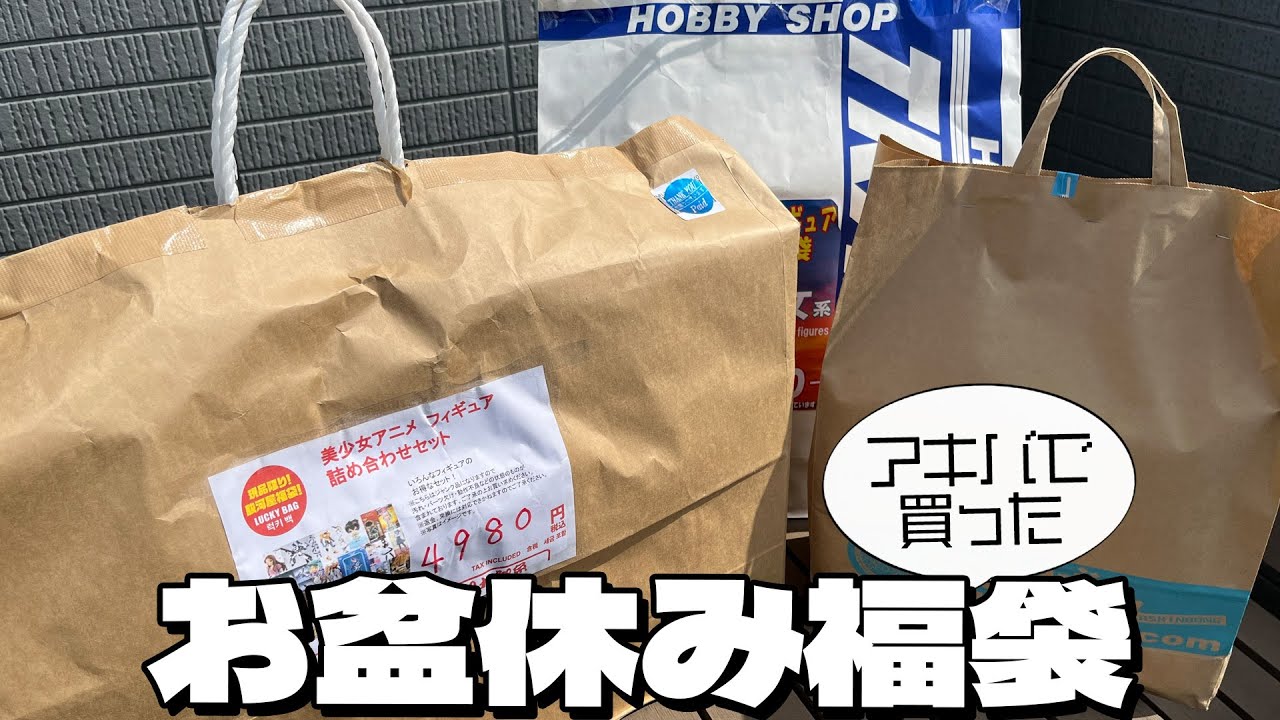 コミケ客や一見さん向けな中身…？お盆休みにアキバで買ったアニメ雑貨＆フィギュア福袋1万円分 開封