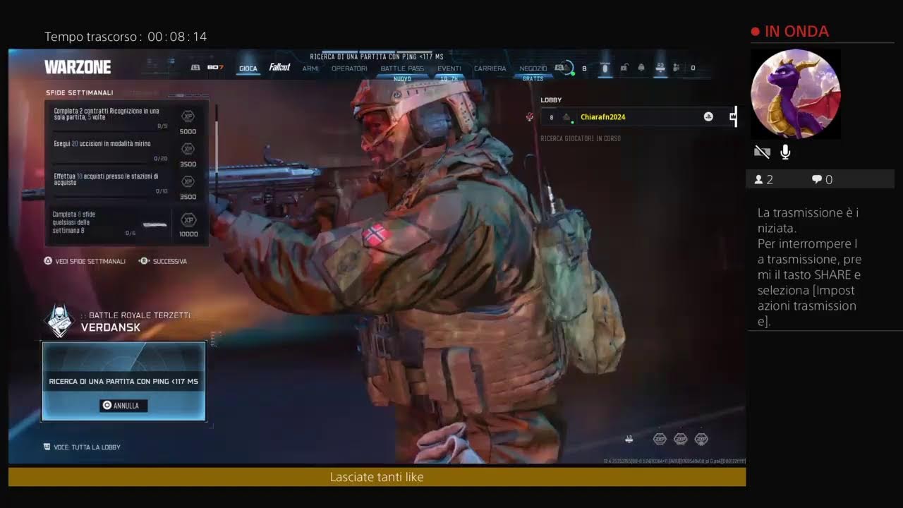Live di Call of duty warzone!