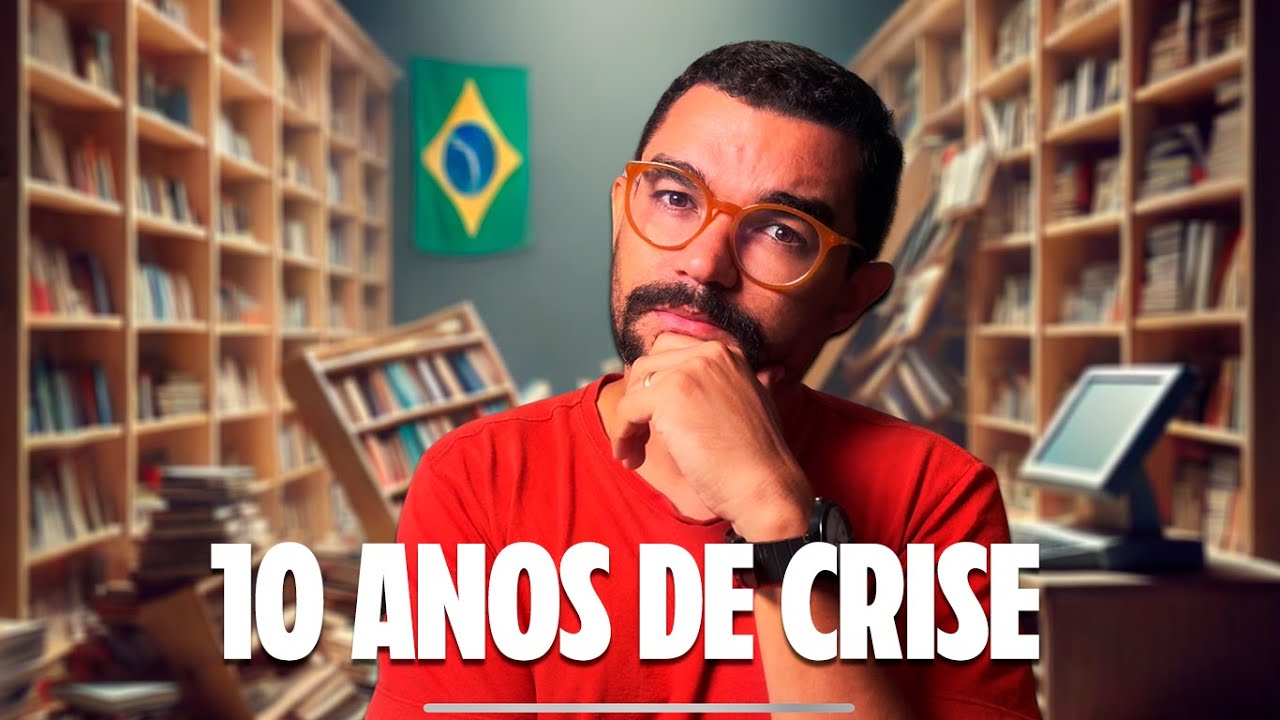 CRISE do livro no Brasil... o NOVO NORMAL para os leitores.