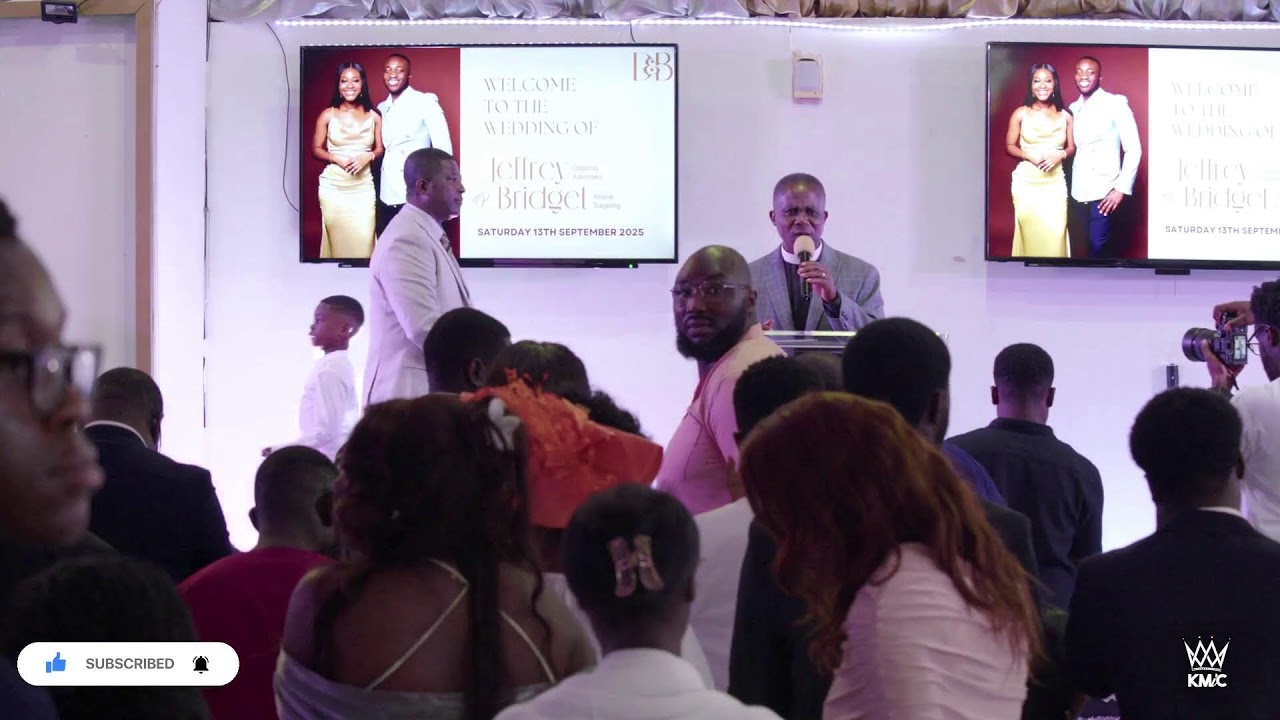 Live White Wedding of Mr and Mrs Adomako!! #DBBecomes1