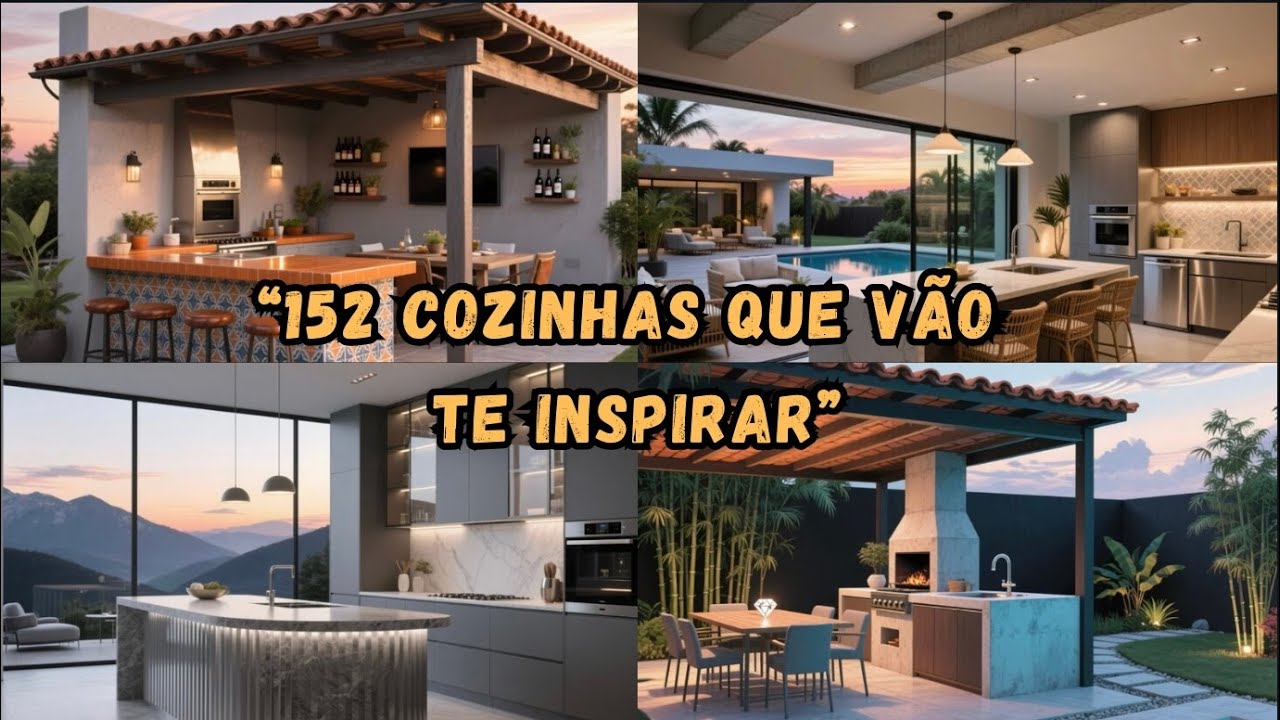 QUANDO A COZINHA SE TORNA O CORAÇÃO DA CASA: ÁREAS GOURMET QUE VOCÊ PRECISA VER!