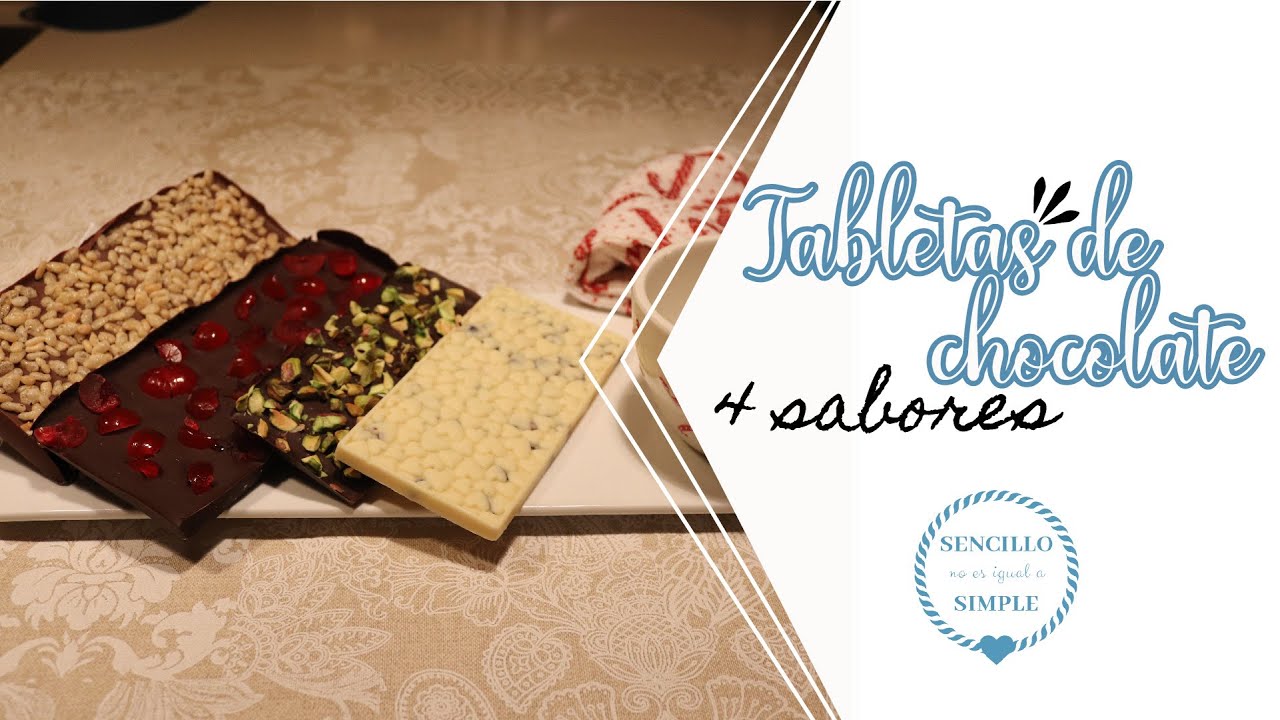 Ideas originales para navidad, tabletas de chocolate | Sencillo no es igual a simple