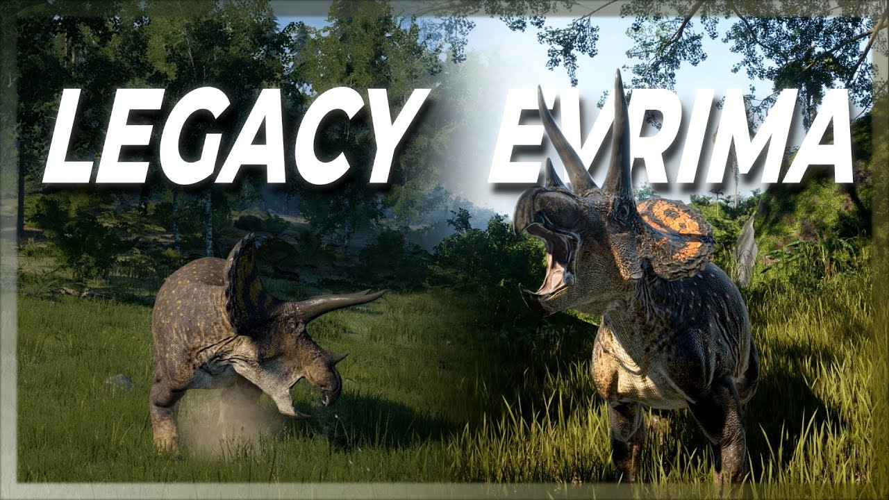 TRICERATOPS: Legacy vs Evrima - The Isle