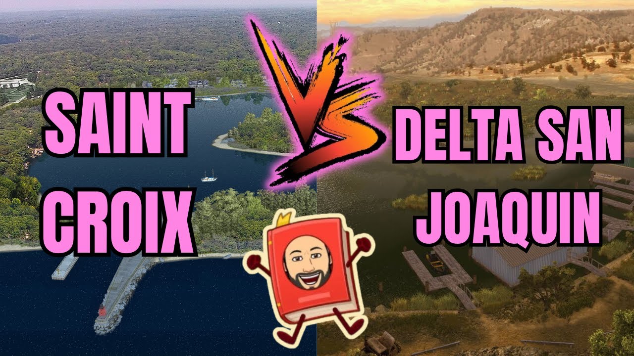 ⭐️SAINT CROIX  VS  DELTA SAN JOAQUIN⭐️🐋 ¿¿QUE MAPA ES MEJOR?? 🐋