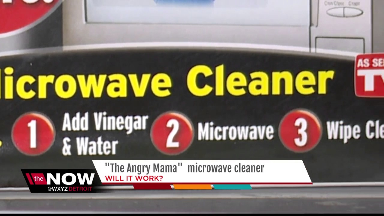 Will it work?: Angry Mom Microwave Cleaner