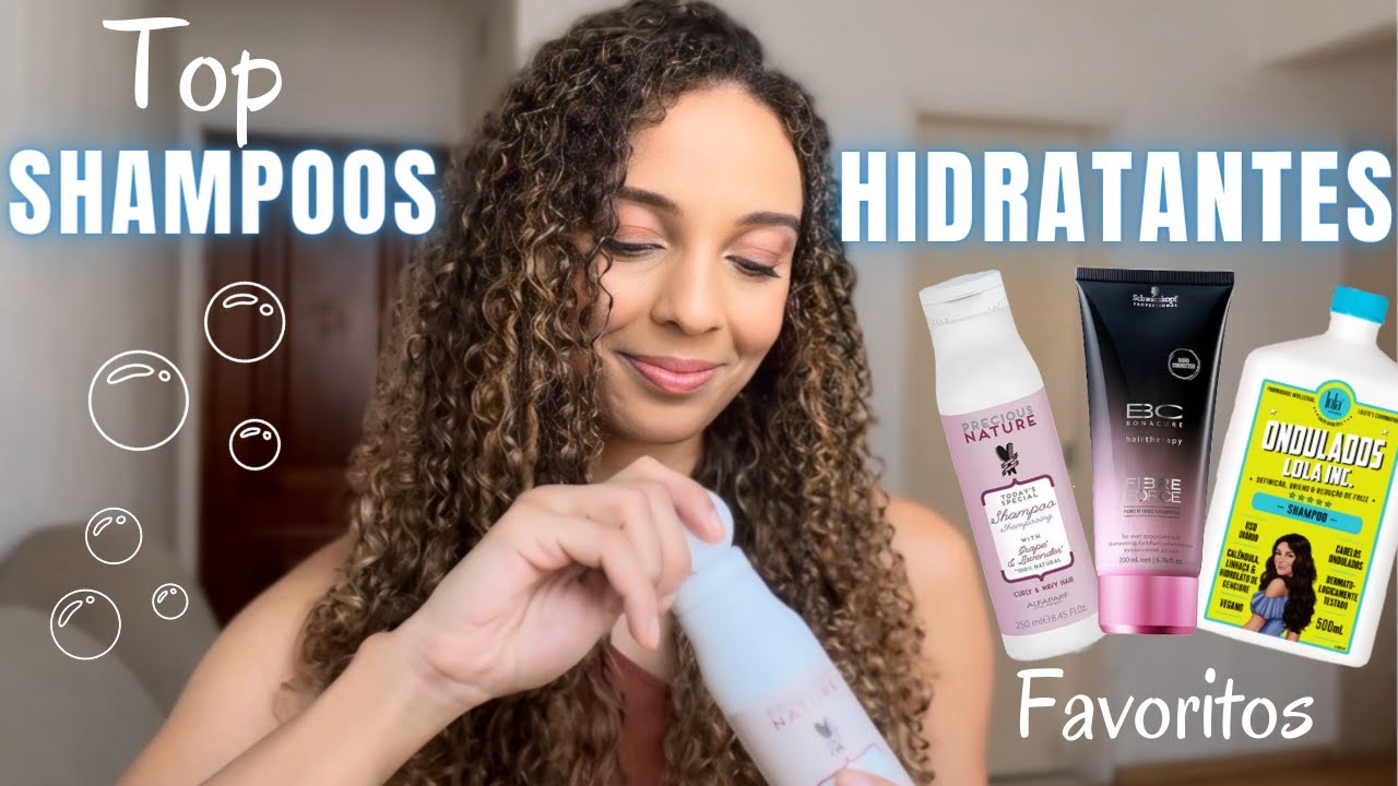 SHAMPOOS Hidratantes que você PRECISA Conhecer!🚿Cabelos Cacheados, Ondulados e Crespos ✨