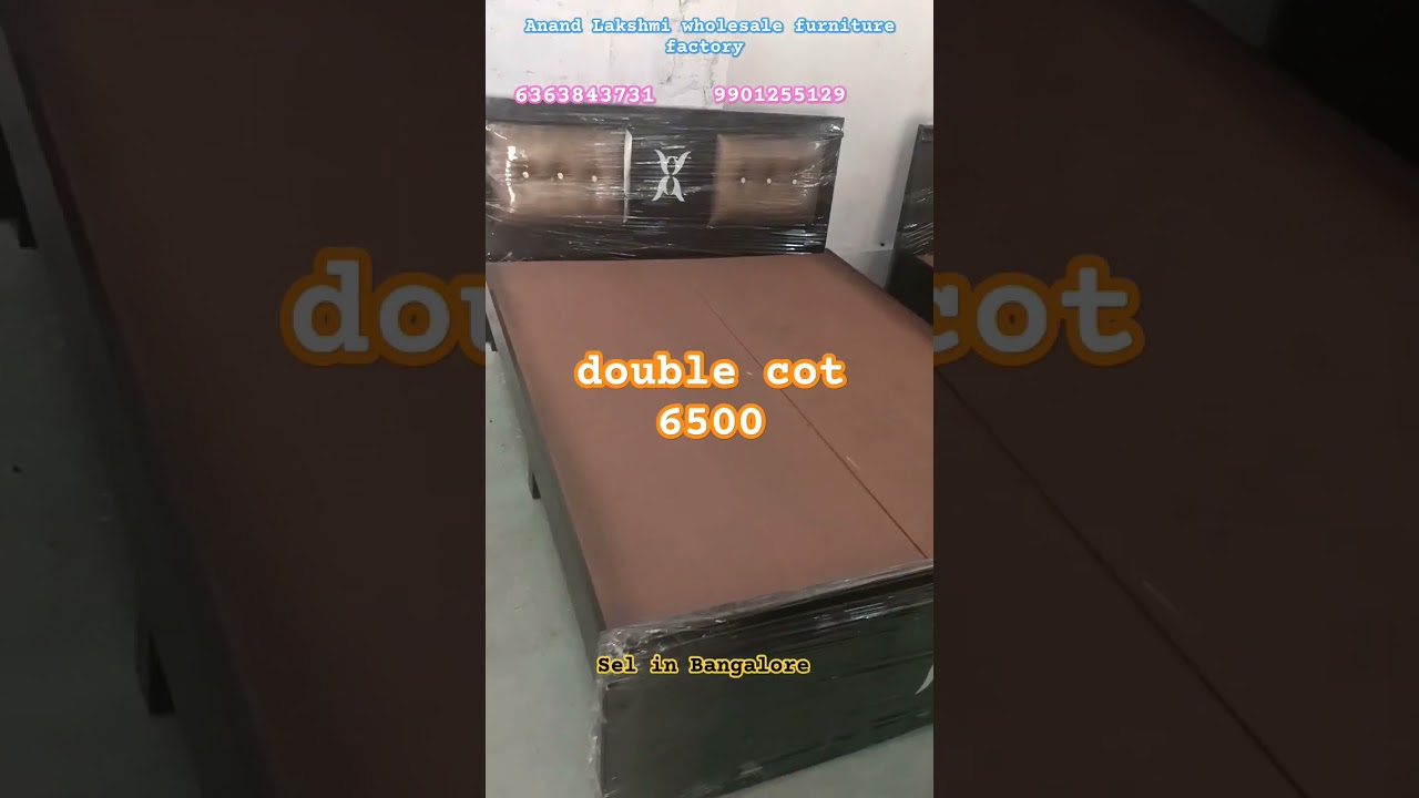 new double cot 6500sel in Bangalore wholesale furniture factory 6363843731