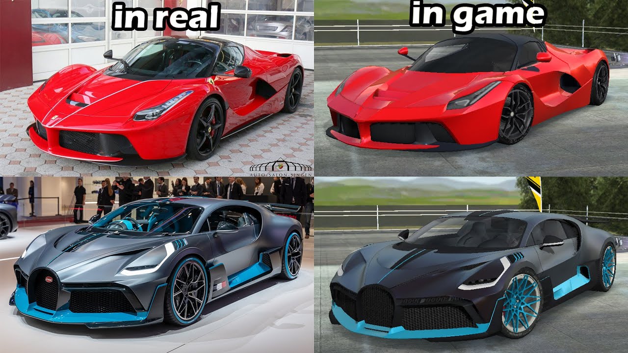 All Cars In real life of Extreme Car Driving Simulator - New Cars