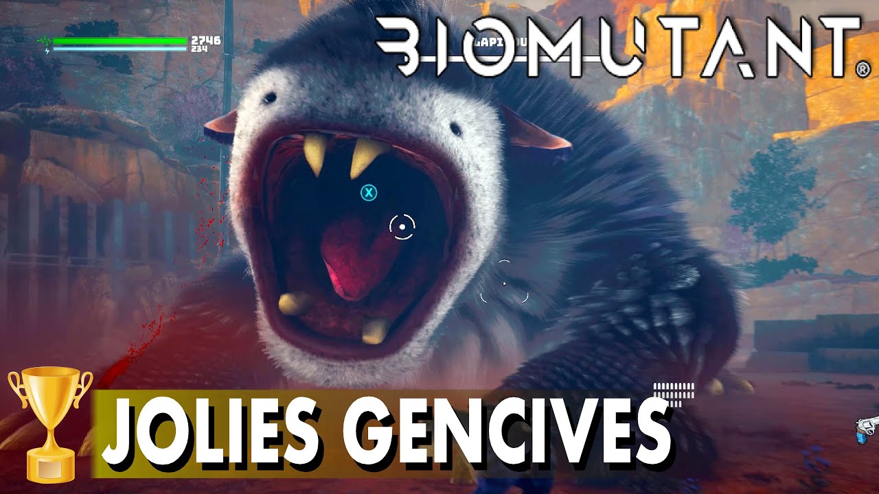 BIOMUTANT : JOLIES GENCIVES - TROPHÉE / SUCCÈS - BOSS FIGHT LAPIPOUF - ARRACHEZ TOUTES LES DENTS