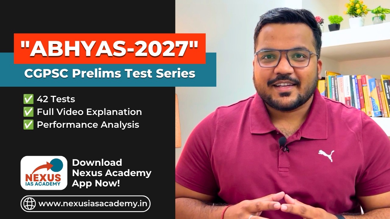 ABHYAS 2027 | CGPSC Prelims Test Series