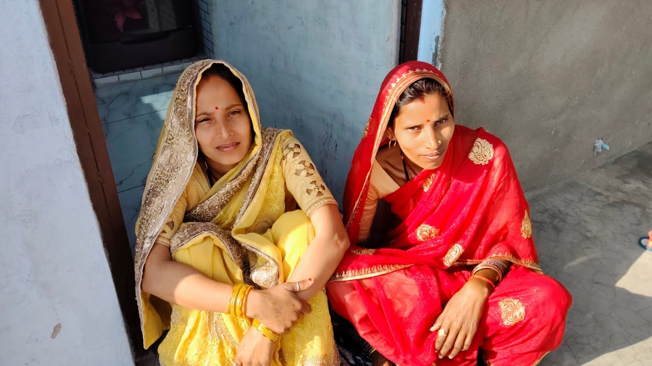 आज आए हम अपनी छोटी बहन सोनी के घर | Renu Ravi Village life