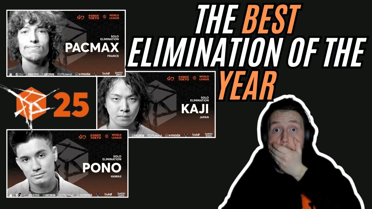 GBB25 Kaji 🇯🇵 & Pacmax 🇫🇷 & Pono 🇺🇸 & Max 🇮🇱 ELIMINATIONS | REACTION