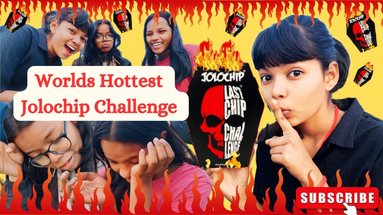 Worlds Hottest Jolochip Eating Challenge 😱| SaanviSiya |