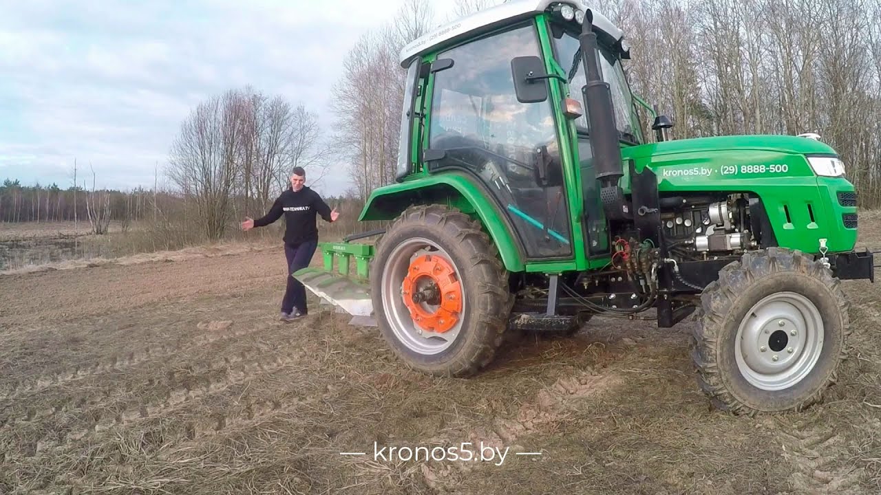 🔥 Пахота 2021: Shifeng SF-504С с плугом Kerland B-3.25 на три корпуса в работе