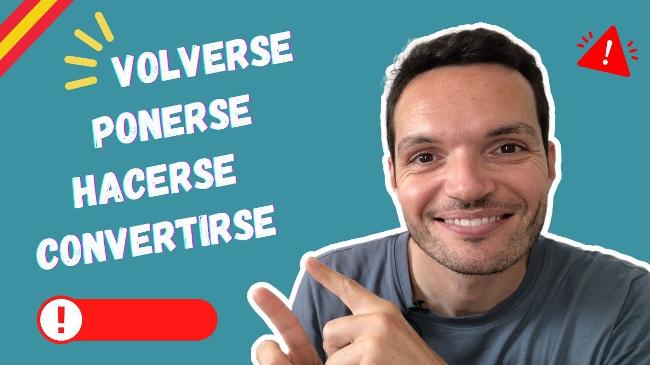 Devenir en espagnol 🇪🇸🤷‍♂️ (vocabulaire indispensable)