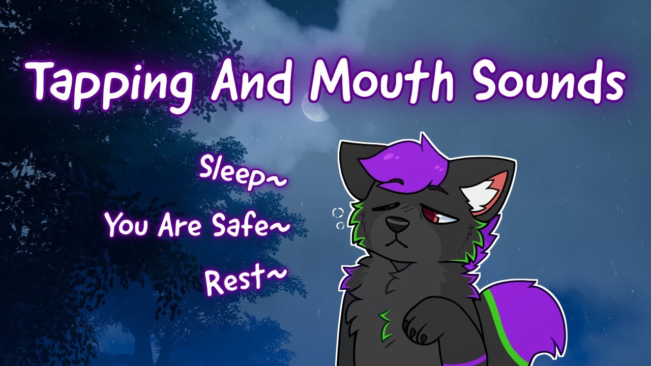 [Furry ASMR] Tapping And Sloppy Mouth Sounds (Audio Only)