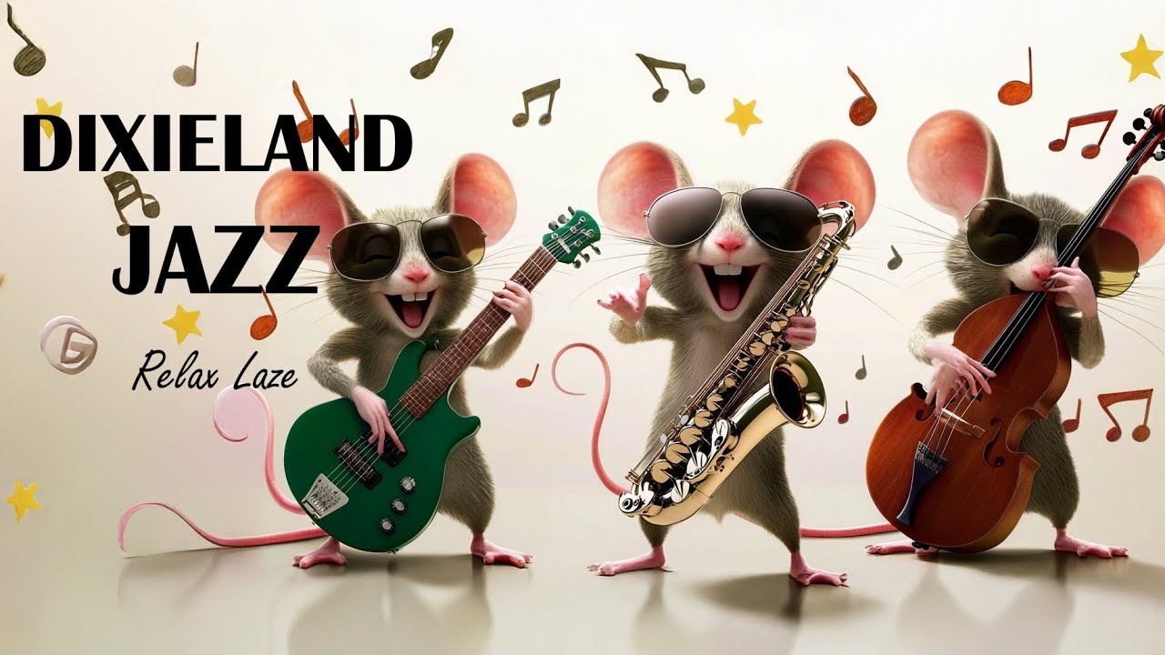 #LIVE 🎷🐭🎷Relax & Unwind with Live Dixieland Jazz, Performed by an Adorable Band of Musical Mice!