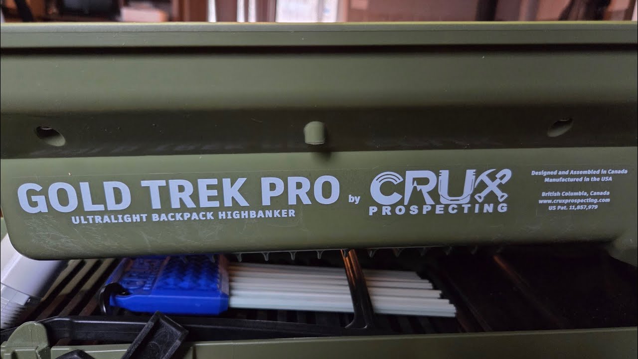 Unboxing and set up of GEN 5 GOLD TREK highbanker