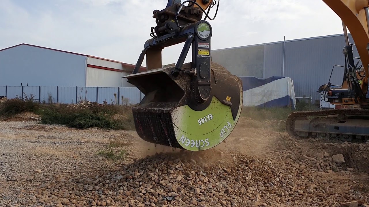 Screening Gravel from Large Rock 2020