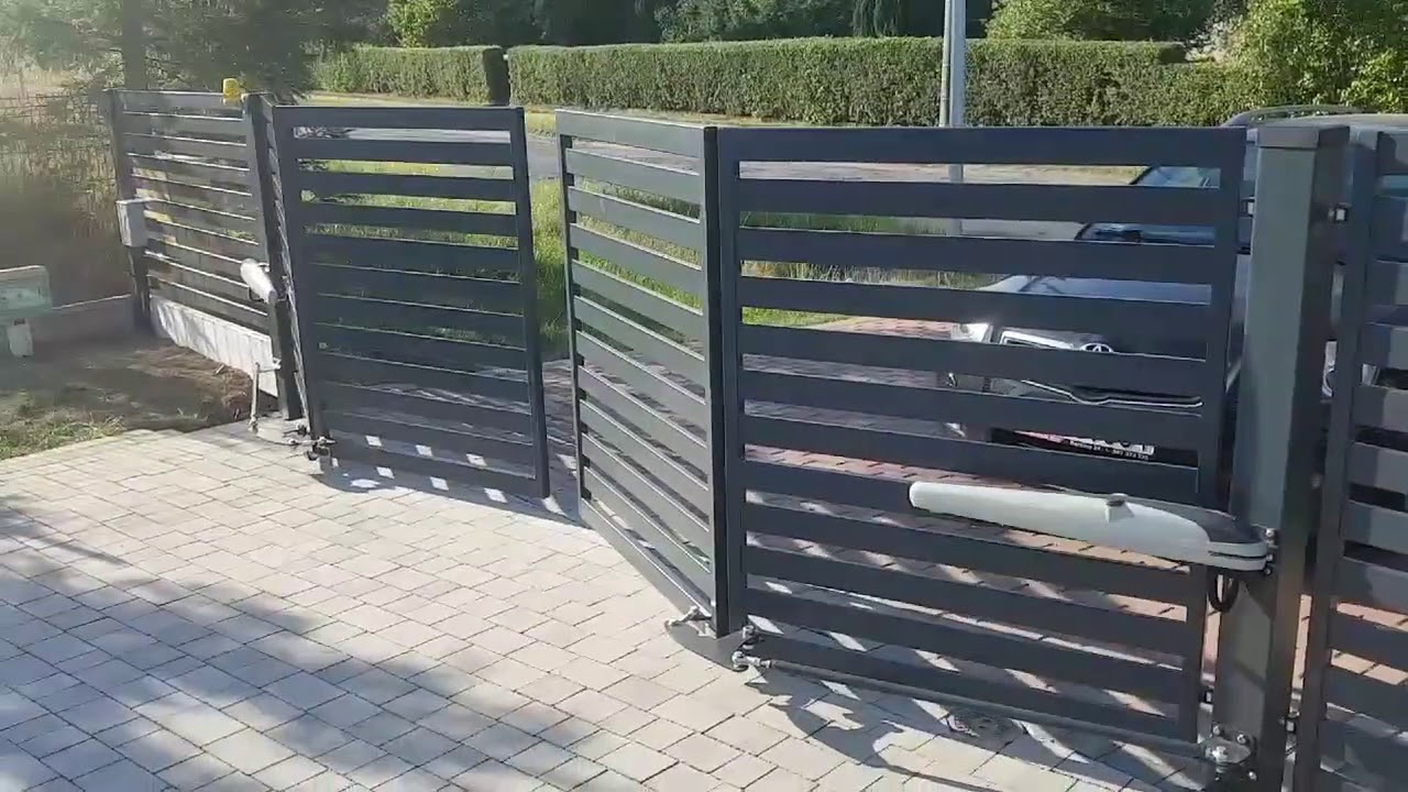 Brama HARMONIJKOWA i Beninca Bob 30 Kostal Automatyka do bram