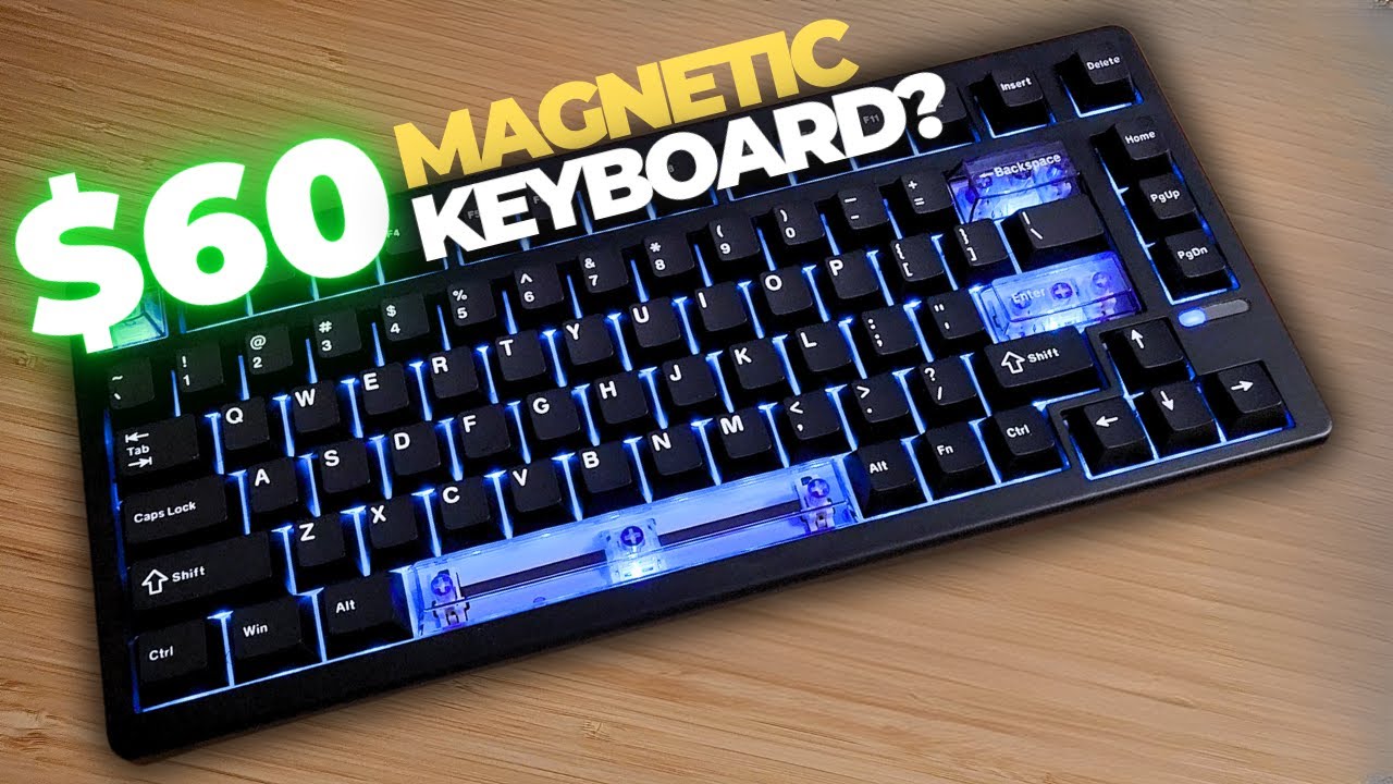 BEST Budget Magnetic Switch Keyboard? $60 Epomaker HE80 Review