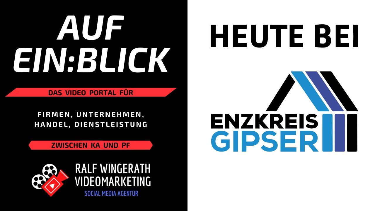 Auf EIN:BLICK -Enzkreis-Gipser # aufeinblick 