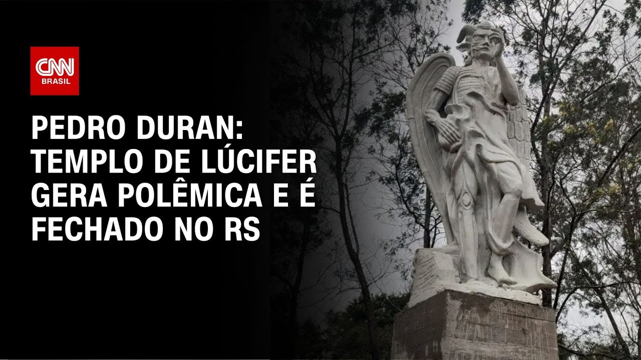 Pedro Duran: Templo de Lúcifer gera polêmica e é fechado no RS | LIVE CNN
