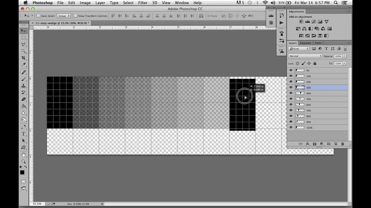 Making Your own Step Wedge for Digital Negatives