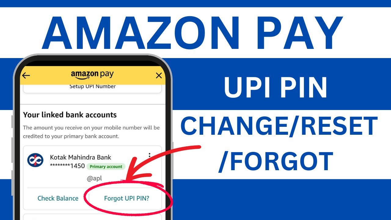 Change or Reset UPI PIN in Amazon Pay - Forgot UPI PIN Amazon Pay ?