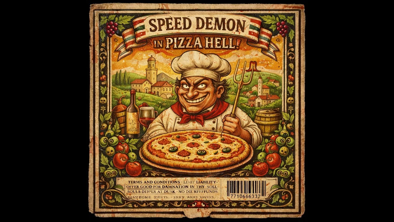 Speed Demon in Pizza Hell [AI Song]