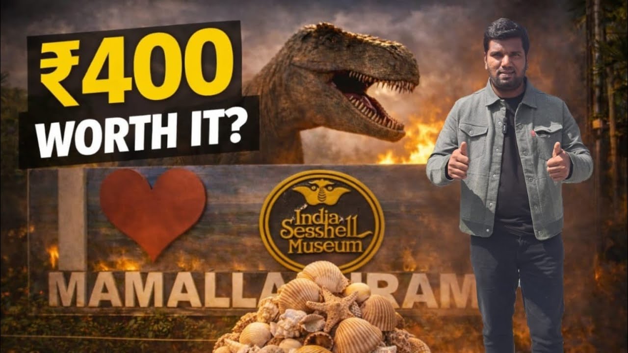 ₹400 Dinosaur & Seashell Museum 😱 | Visit Panna Worth-ah?