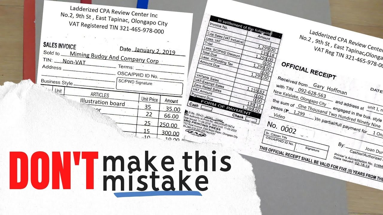 Recording of SI and OR Nos. in Books of Accounts I Right or wrong? 😊