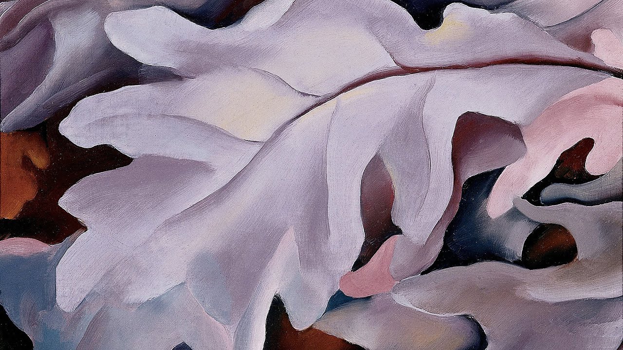 Art Vids for Kids: Purple Leaves by Georgia O'Keeffe