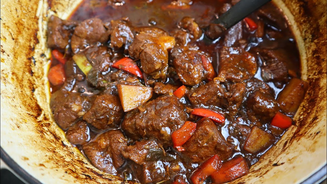 Как приготовить лучшую ямайскую тушёную свинину. Это так вкусно! Карибская кухня