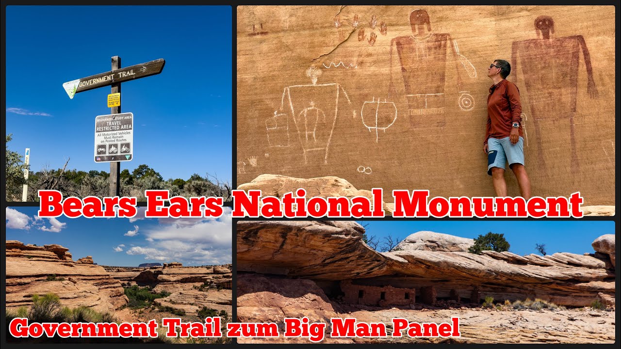 Bears Ears NM: Government Trail zum Big Man Panel