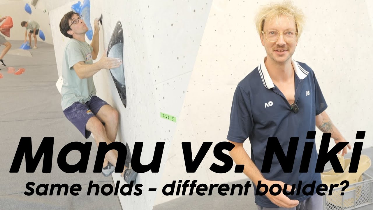 Manu vs. Niki - same holds, same holds different boulder?