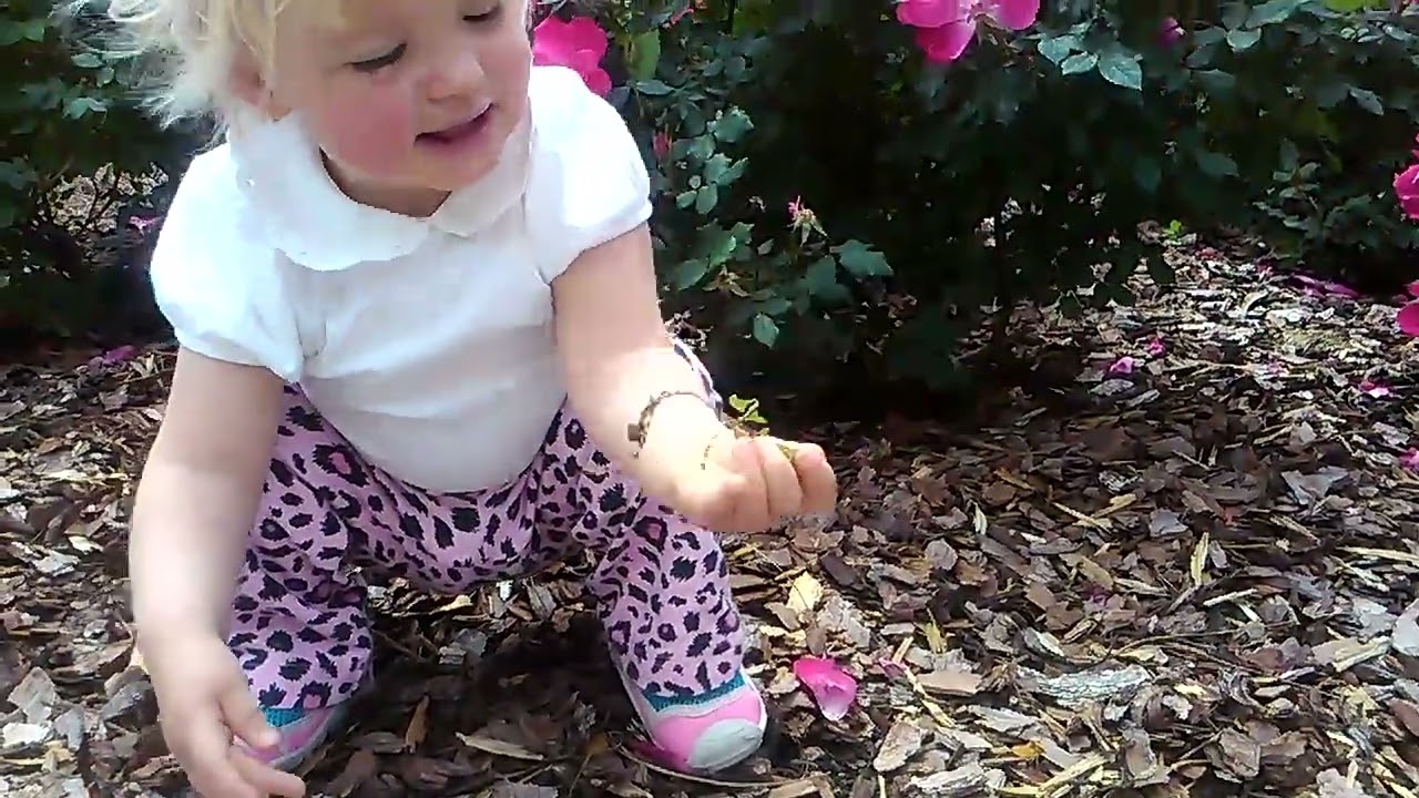 Margaret and the roses (18 months)