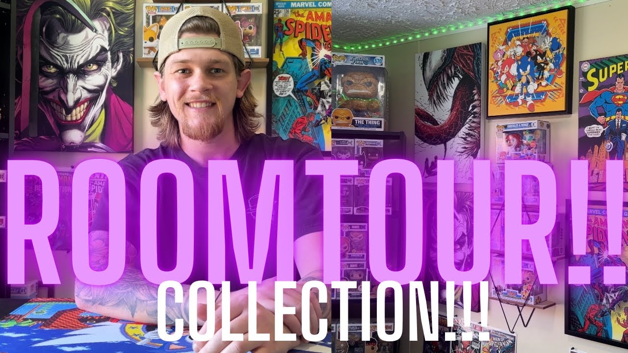 Funko pop Collection!!/Room Tour!!! Tons of Pops!!