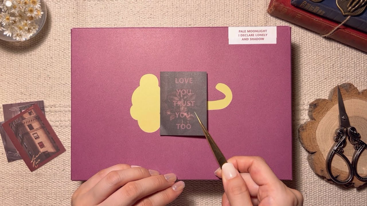 [빈티지 다꾸 ASMR] 박스 꾸미고 다이어리 꾸미기 | vintage journal | scrapbooking | no BGM