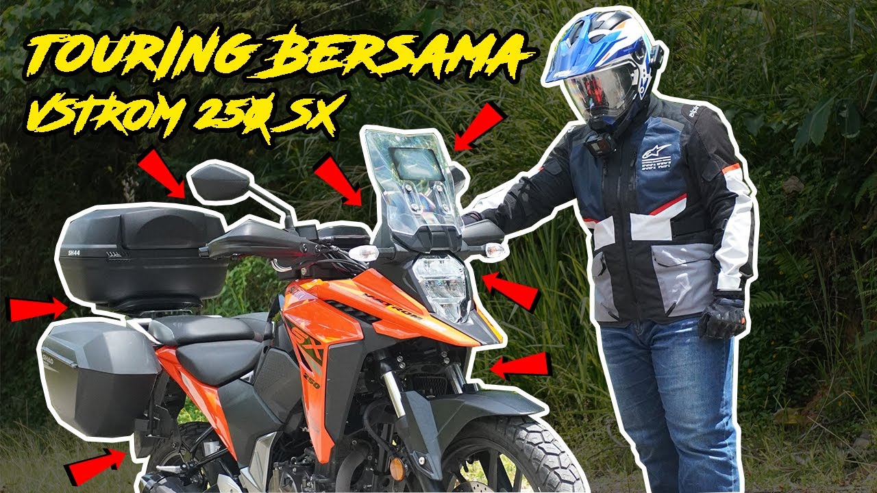 TOURING VSTROM 250 SX FULL LOADED MALAYSIA